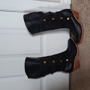 Poppy Barley Leather Boots